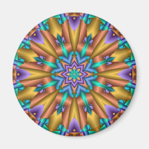 Decoratief mandala Magnet Sunshine Magneet