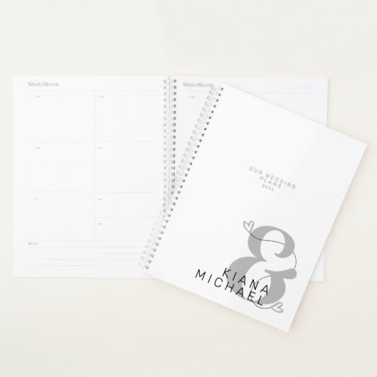 Decoratief Modern Wedding ID887 Planner (Display)