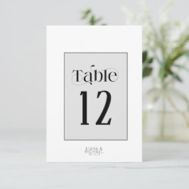 Decoratief Modern Wedding Menu ID887 Kaart
