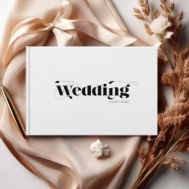 Decoratief Modern Wedding Mr & Mrs ID887 Gastenboek