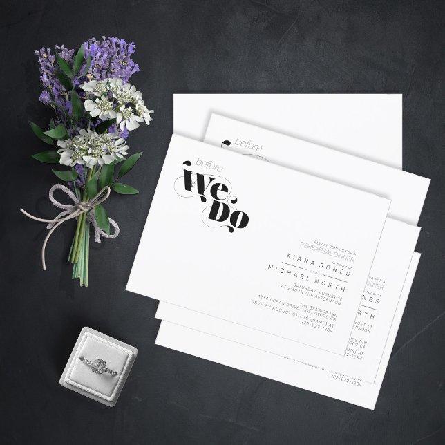 Decoratief Modern Wedding Rehearsal Dinner ID887 (Creator heeft geüpload)