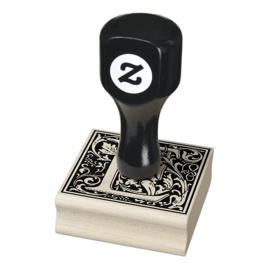 Decoratief monogram letter E Rubberstempel (Stempel)