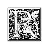 Decoratief monogram letter R Rubberstempel (Afrduk)