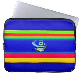 decoratief motief laptop sleeve