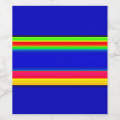 decoratief motief wijn etiket (Enkel label)