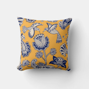 decoratief naadloos patroon met vogels, pa kussen