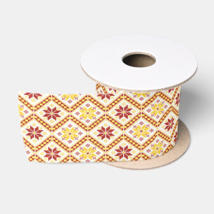 Decoratief Oekraïnse kruissteek Lint