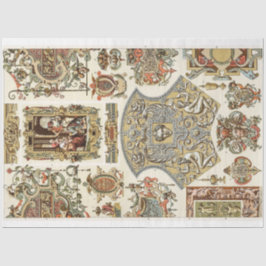 decoratief ontkoppelpapier voor Rococo-barokstijl Tissuepapier