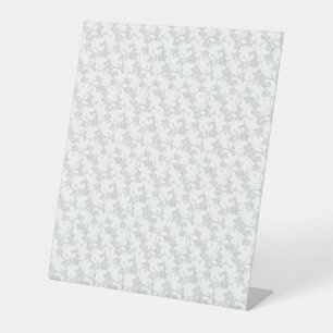 decoratief ontwerp negentien reclamebord met voetstuk