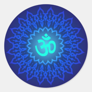 Decoratief ontwerp ronde sticker