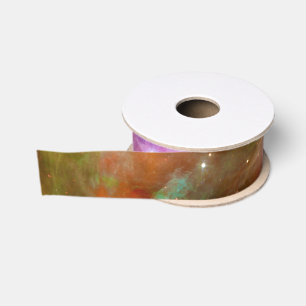 Decoratief Orion Nebula Galaxy Space Foto Grosgrain Lint