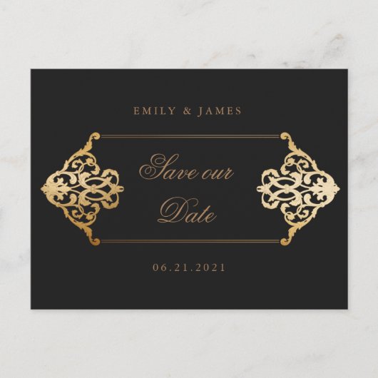 decoratief ornament met uitzondering van de datum briefkaart (Voorkant)