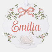 Decoratief Ornament - Princess Swan (Voorkant)