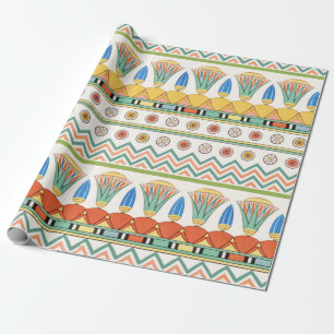 Decoratief oud Egyptisch ornament naadloos Cadeaupapier