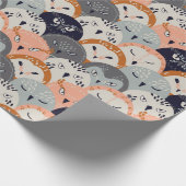 Decoratief owl Patroon ompakken Papier (Hoek)