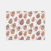 Decoratief paaspatroon | Fleece Blanket (Voorkant (Horizontaal))