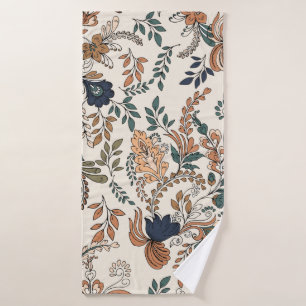  decoratief paisley, naadloos, klein patroon badhanddoek