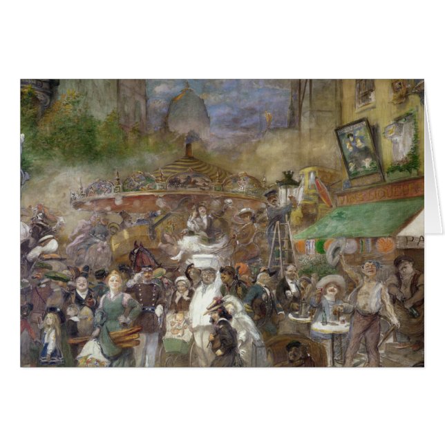 Decoratief paneel met Parijs (Voorkant Horizontaal)