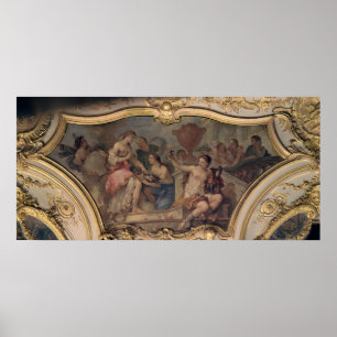 Decoratief paneel van het Ovale Salon Poster