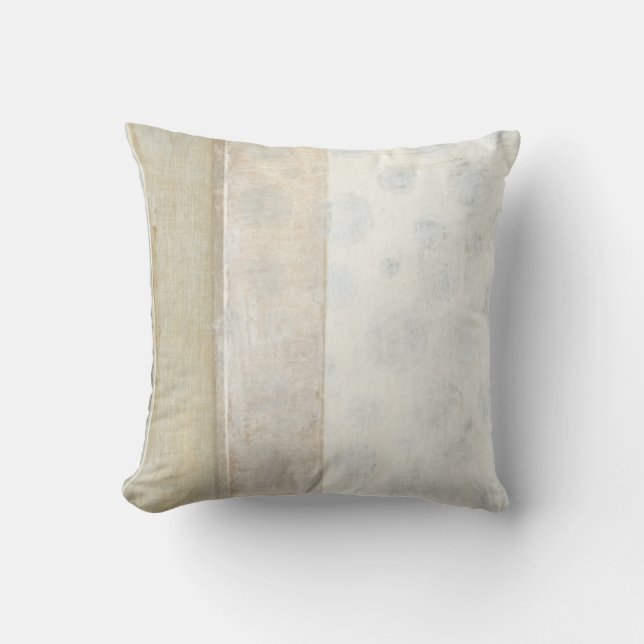 Decoratief paneelschilderen in neutrale kleuren kussen (Voorkant)