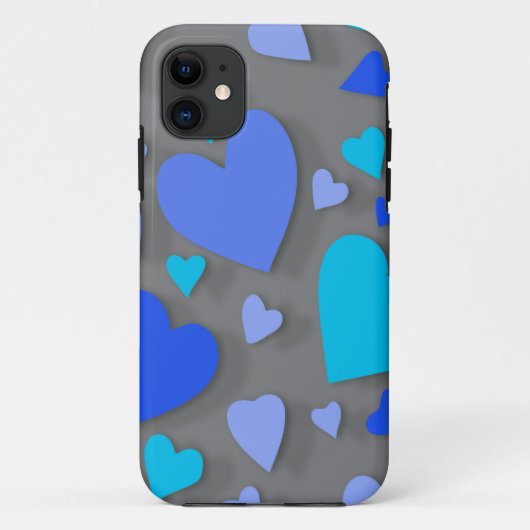 Decoratief papier hart 4 Case-Mate iPhone case (Achterkant)