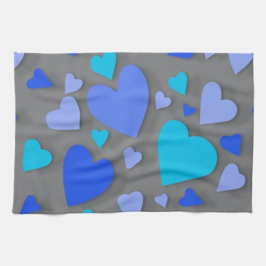 Decoratief papier hart 4 theedoek (Horizontaal)