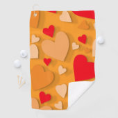 Decoratief papier hart 7 golfhanddoek (Insitu)