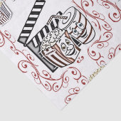 Decoratief papier popcorn (Detail)