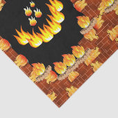 Decoratief papier vlam (Detail)