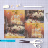 Decoratief papier voor kerstmis (Craft)