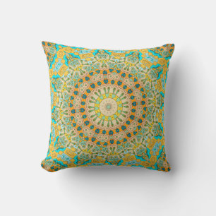 decoratief patroon. Islam, Arabisch, Indiaas, Kussen