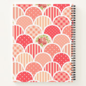 Decoratief patroon met floraal Notitieboek (Achterkant)