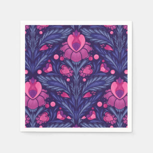 Decoratief patroon met harten servet
