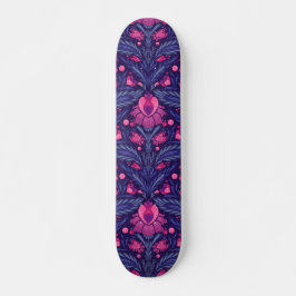 Decoratief patroon met harten skateboard