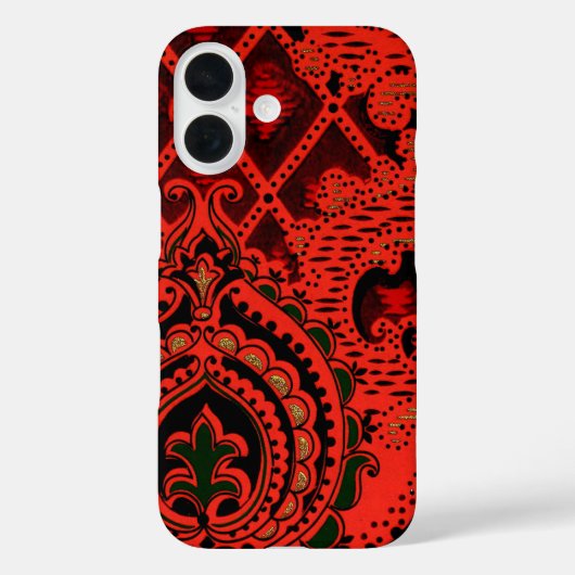 decoratief patroon voor textiel Case-Mate iPhone case (Achterkant)
