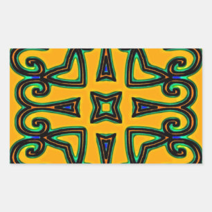Decoratief Rechthoekige Sticker