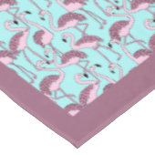 Decoratief Retro Roze Flamingos Tropisch Exotisch Tafelkleed (Gekanteld)