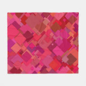 Decoratief Rood Fleece Deken (Voorkant (Horizontaal))