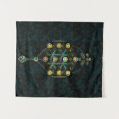 Decoratief Sacred Geometry-symbool Wandkleed (Voorkant (horizontaal))