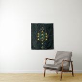 Decoratief Sacred Geometry-symbool Wandkleed (In situ)