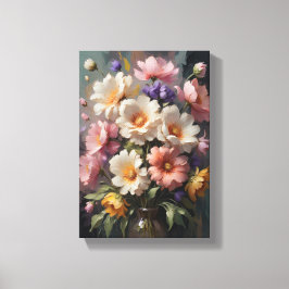 Decoratief schilderij (Fleurs De Grace) Canvas Afdruk