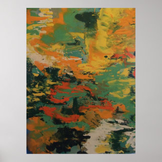 Decoratief schilderij poster