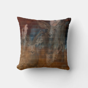 Decoratief Sierkussen Abstract bruin design