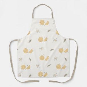 Decoratief Sinaasappel Slice Print Schort