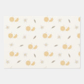 Decoratief Sinaasappel Slice Print Wrapping Paper  (Voorkant 2)