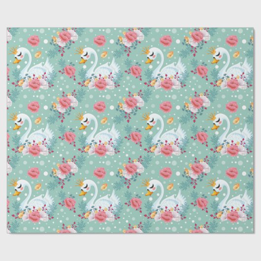 Decoratief Swan Cadeaupapier (Vlak)