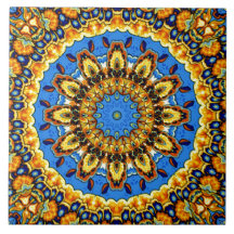 Decoratief Talavera ontmoet Franse tegels