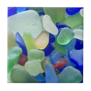 decoratief tegels van zeeglazen tegeltje