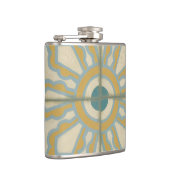 Decoratief Tile Patroon van de Oude Wereld Heupfles (Rechts)