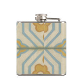 Decoratief Tile Patroon van de Oude Wereld Heupfles (Achterkant)